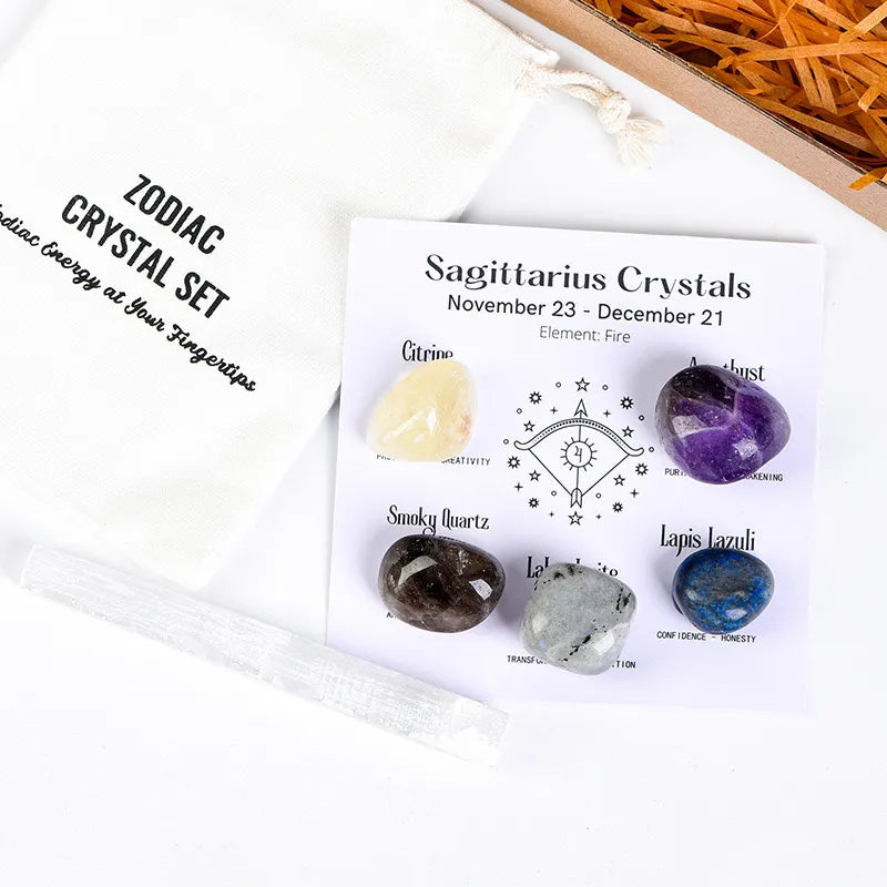Constellation Crystal gift set ,nature crystal healing